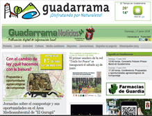 Tablet Screenshot of guadarramanoticias.com